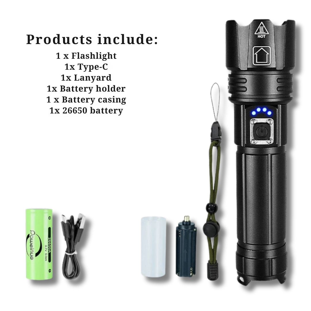 XHP50 Powerful Flashlight